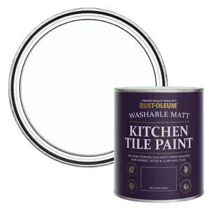 Rust-Oleum Chalk White Matt Kitchen Tile Paint 750ml