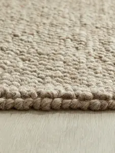 Rustic Wool Modern Plain Easy to clean Rug for Dining Room, Bed Room, and Living Room-160cm X 230cm