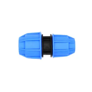 FloPlast Blue Straight Reducing Coupler (Dia)5.34mm