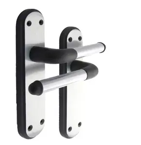 Door Handles Matt BLACK - Satin Interior Lever Latch Marina Deluxe Modern