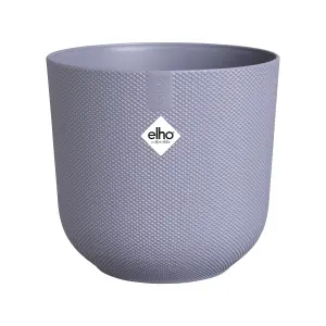 Elho Jazz Round 19cm Lavendar Lilac Recycled Plastic Plant Pot