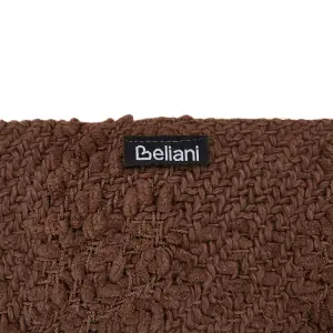 Blanket VELLA Cotton 220 x 240 cm Brown