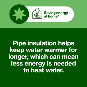 Climaflex Polyethylene Pipe lagging (L)1m (Dia)22mm