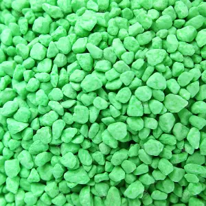 5kg Green Coloured Plant Pot Garden Gravel - Premium Garden Stones for Decoration