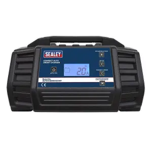 Sealey Compact Auto Smart Charger & Maintainer 12A 12/24V AUTOCHARGE1200HF