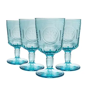 Romantic Wine Glasses - Romantic 320ml (Set of 4) Blue