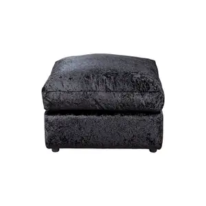 Amalfi Jumbo Cord 3 Seater Sofa Black