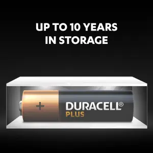 Duracell Plus AA Batteries, Pack of 8