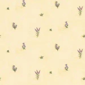 Galerie Fresh Kitchens 5 Yellow Gold Small Flowers Smooth Wallpaper