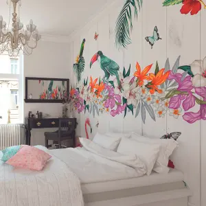 Origin Murals Tropical Birds of Paradise Matt Smooth Paste the Wall 350cm wide x 280cm high