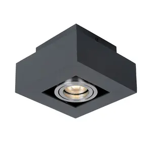 Luminosa Modern Surface Mounted Black Aluminum 1 Light , GU10