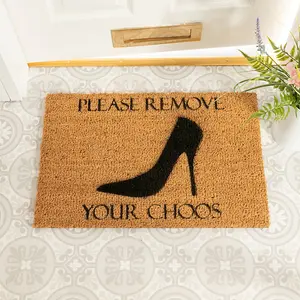 Remove your Choos Doormat - Regular 60x40cm