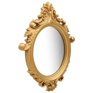 Ginn Oval Wall Mirror Gold