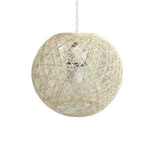 First Choice Lighting Abaca Natural 8" Globe Ceiling Light Shade