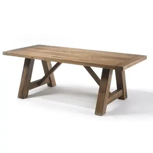 Esstisch York Bassano varnished oak / 76cm H x 220cm W x 100cm D