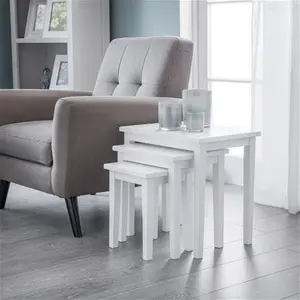 Elvina 3 Piece Nest Of Tables Andover Mills Colour: White