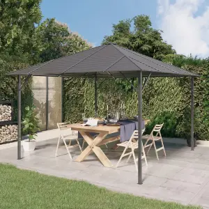 Berkfield Gazebo with Roof 3x3 m Anthracite