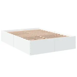 Berkfield Bed Frame without Mattress White 120x200 cm