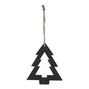 Dark Green Wood Tree Hanging decoration