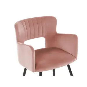 Kirssy Upholstered Dining Chair Pink