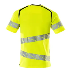 Mascot Accelerate Safe Modern Fit T-shirt (Hi-Vis Yellow/Dark Navy)  (XX Large)