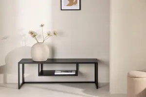 Riverside TV Stand , Black TV Stand, TV Table