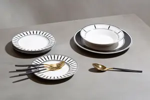 Interiors by Premier Avie 12 Pc Solar Dinner Set