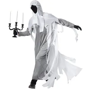 Spooky Ghost Costume - black/white XL