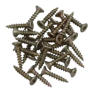 3mm x 16mm Countersunk Wood Chipboard Screw Fasteners PZ1 Drive 120pc