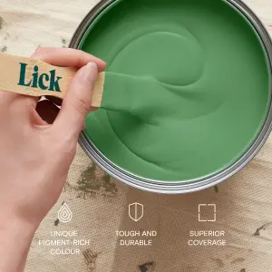 Lick Green 07 Eggshell Emulsion paint, 2.5L