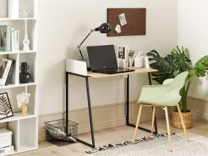 Beliani Modern Home Office Desk White ANAH