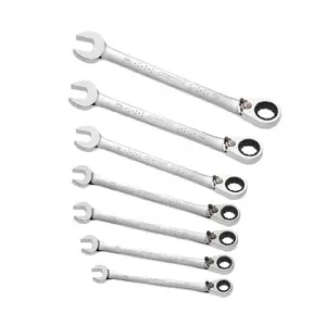 Expert Ratchet Combination Spanner Set, 7 Piece