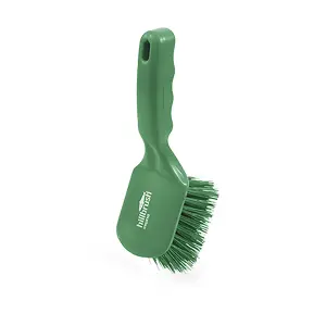 Hillbrush DRS Short Handled Stiff Brush Green (254mm)