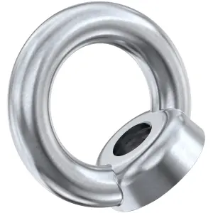 M20 Lifting Eye Nut ( Pack of: 2 ) Heavy Duty Lifting Ring Eye Nuts Female Screw Thread, Ring Shape Eyebolts DIN 582