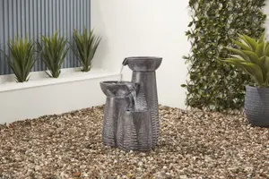 Altico Fernland Mains Plugin Powered Water Feature with Protective Cover