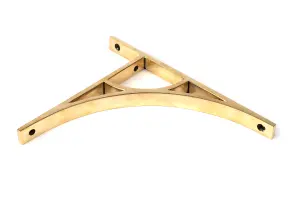 Aged Brass Tyne Shelf Bracket (260mm x 200mm)