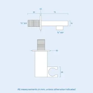 Nes Home Handset and Adjustable Outlet Bracket with hose