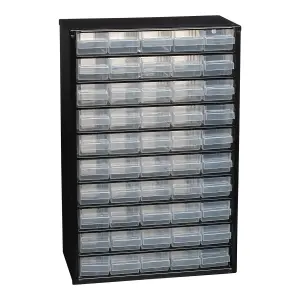 Performance Power Black Organiser with 50 compartments