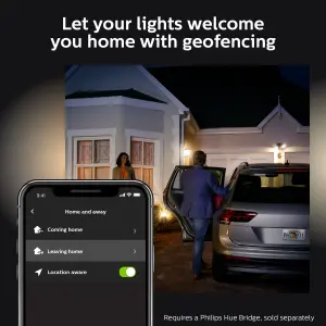 Philips Hue Lily Outdoor Spotlight Base Kit with Bridge Starter kit