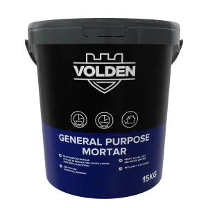 Volden Multipurpose mortar, 15kg Tub - Requires mixing before use