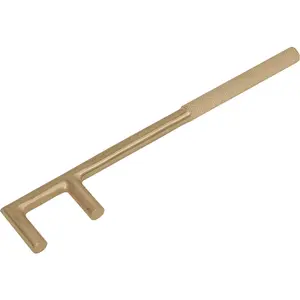 40 x 300mm Non-Sparking Valve Handle - Precision Cast - Beryllium Copper