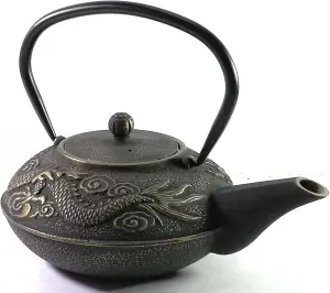 Buckingham Imperial Dragon Cast Iron Teapot 700ml with Infuser