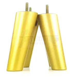 Wood Legs Gold 180mm High Set Of 4 Replacement Angled Furniture Legs Set Of 4 Sofas Chairs Stools M8