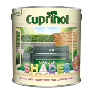 Cuprinol Garden shades Sage Matt Multi-surface Exterior Wood paint, 2.5L