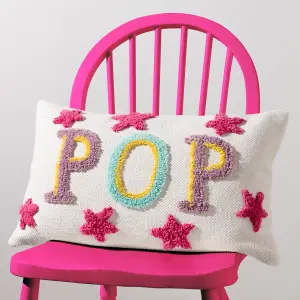 Heya Home Pop Tufted 100% Cotton Cushion Cover