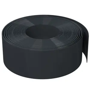 Asyra Polyethylene Plastic Lawn Edging Black / 20cm H x 100cm W