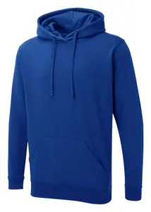 Uneek - Unisex The UX Hoodie - Reactive Dyed - Royal - Size XS