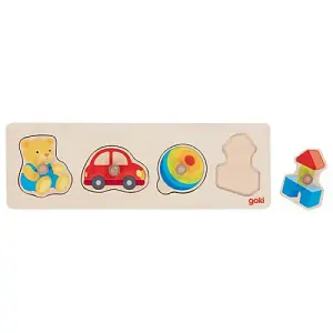 Lift Out Wooden Puzzle My Toys Childrens Jigsaw Baby My First Puzzle - Age 1+