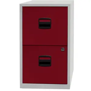 40cm Wide 2 -Drawer File Cabinet Red