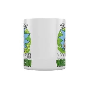 Rick And Morty Wrecked Son Mug White/Green (One Size)